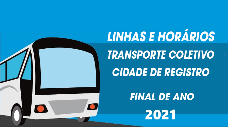 Notícia: Confira os novos horários e linhas do transporte coletivo de Registro no período de final de ano